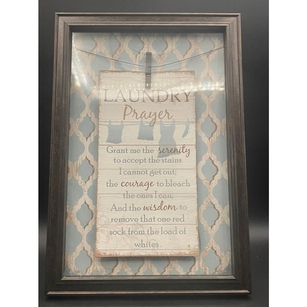 Laundry Room Picture Home Decor Laundry Room Prayer Picture Length 13 Inches